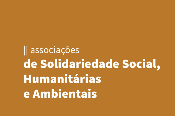 Associações de Solidariedade Social, Humanitárias e Ambientais