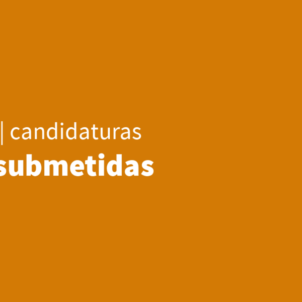 Candidaturas submetidas