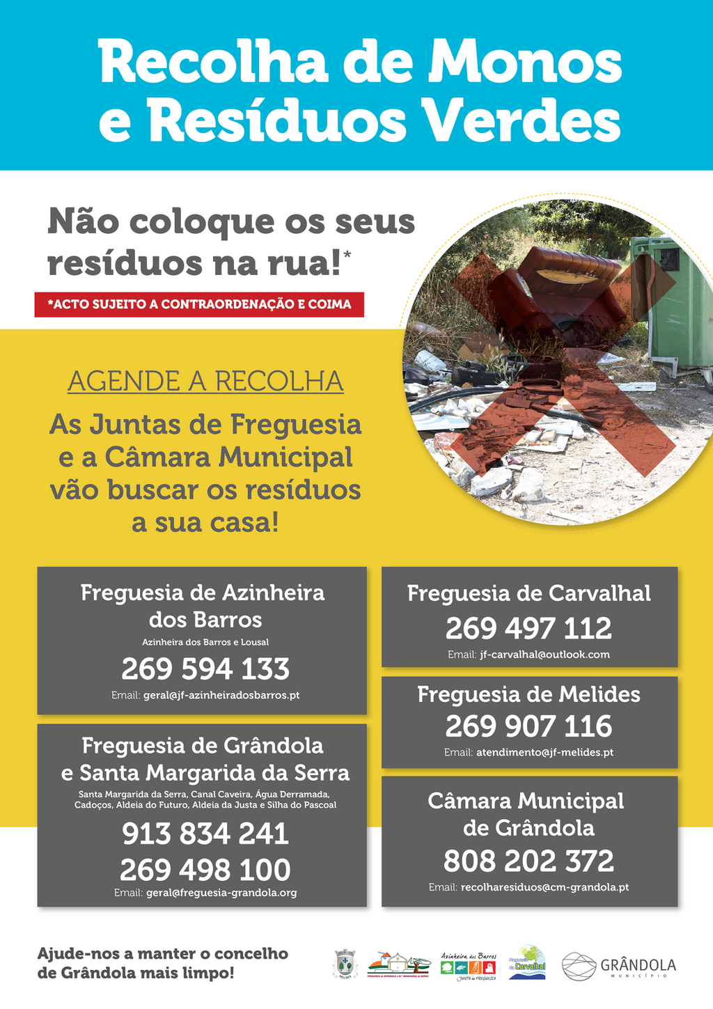 AMBIENTE | Recolha de Monos e Resíduos Verdes! Ligue 808 202 372