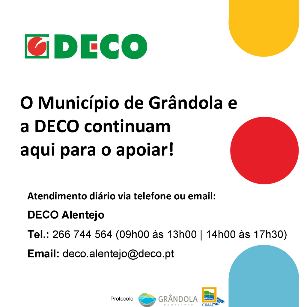 DECO -  Estamos aqui para o apoiar !