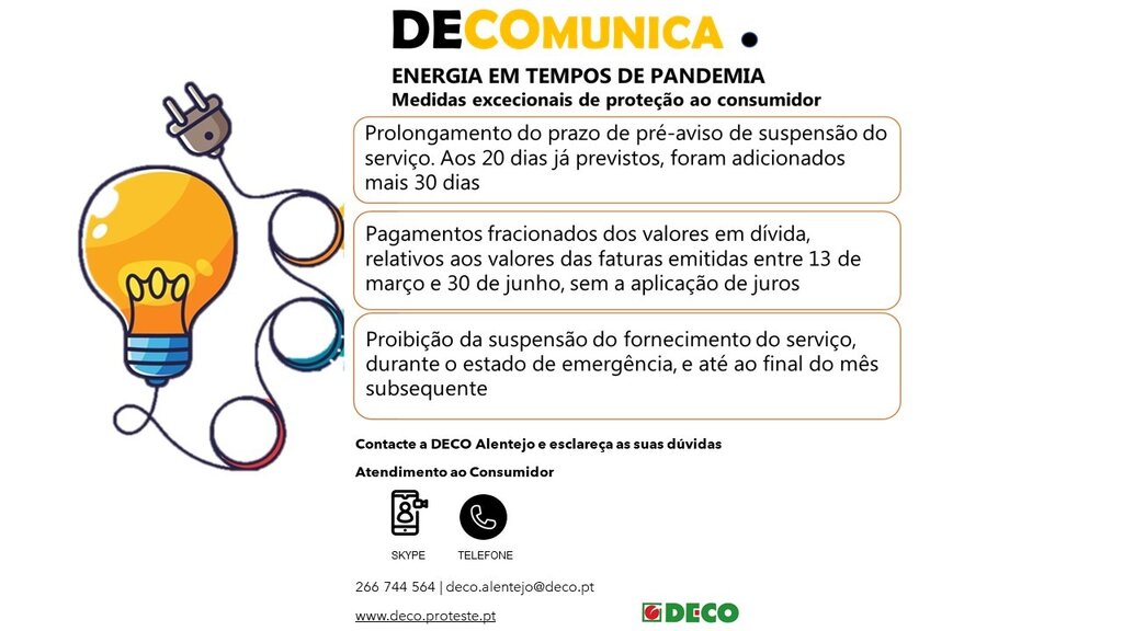 DECO Comunica - Energia em tempos de pandemia