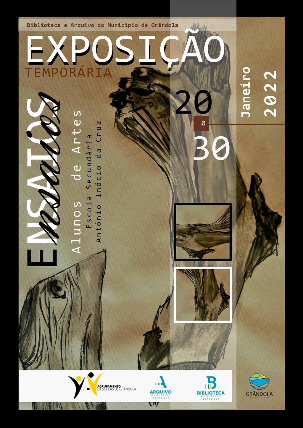 Ensaios – Exposição coletiva dos alunos de artes da ESAIC