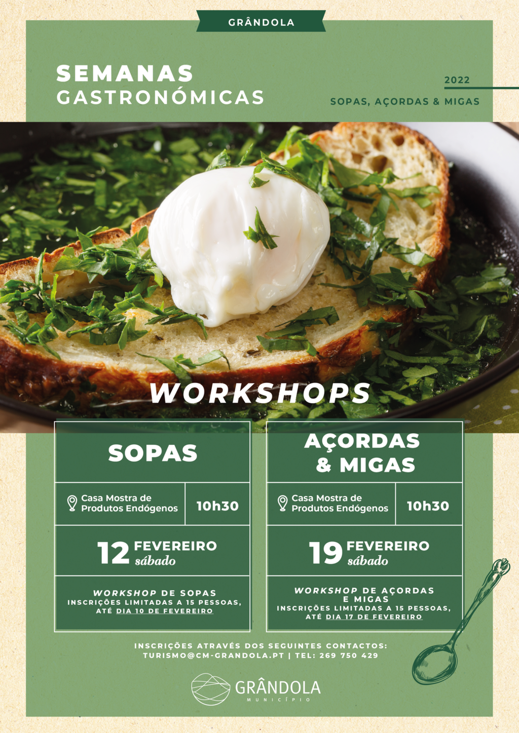 Semanas Gastronómicas | Workshops de Sopas, Açordas e Migas 