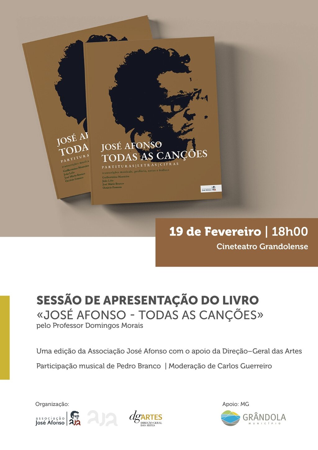 Sessão de apresentação do livro " José Afonso - Todas as Canções"