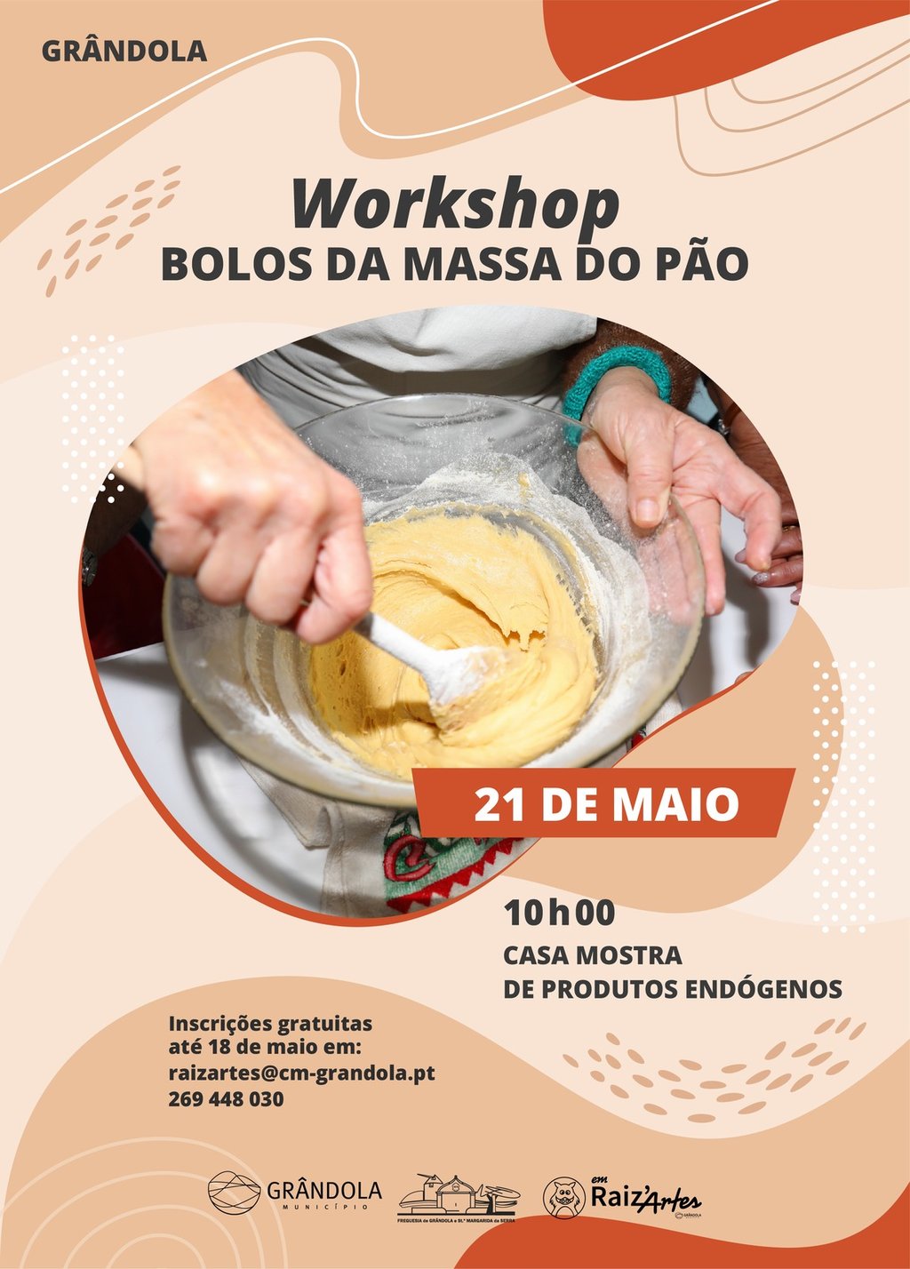 Workshop | Bolos da massa do pão
