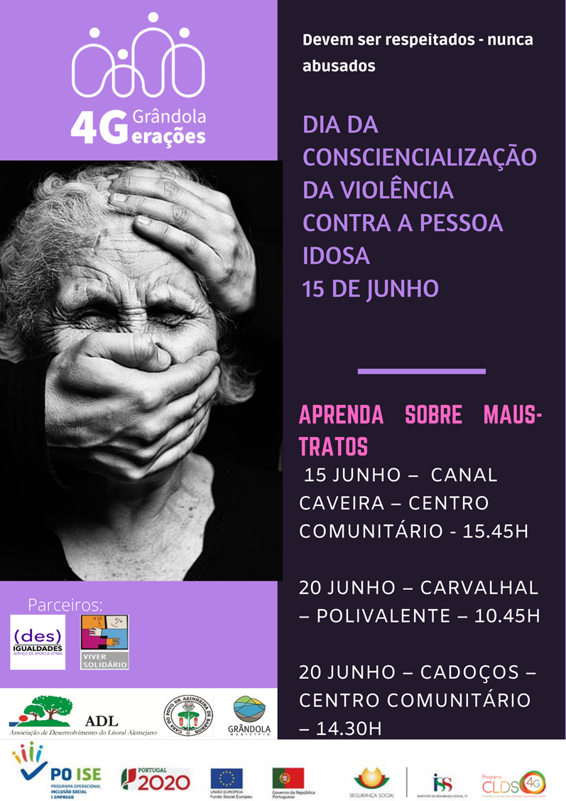 15 de junho | Dia da Consciencialização da Violência contra a Pessoa Idosa