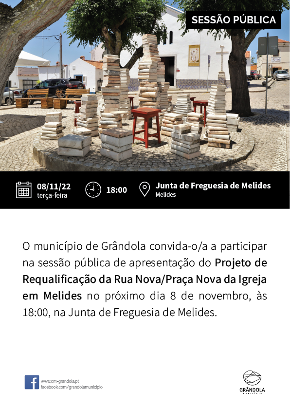 SESSÃO PÚBLICA | Apresentação do projeto de Requalificação da Rua Nova | Praça Nova da Igreja de ...
