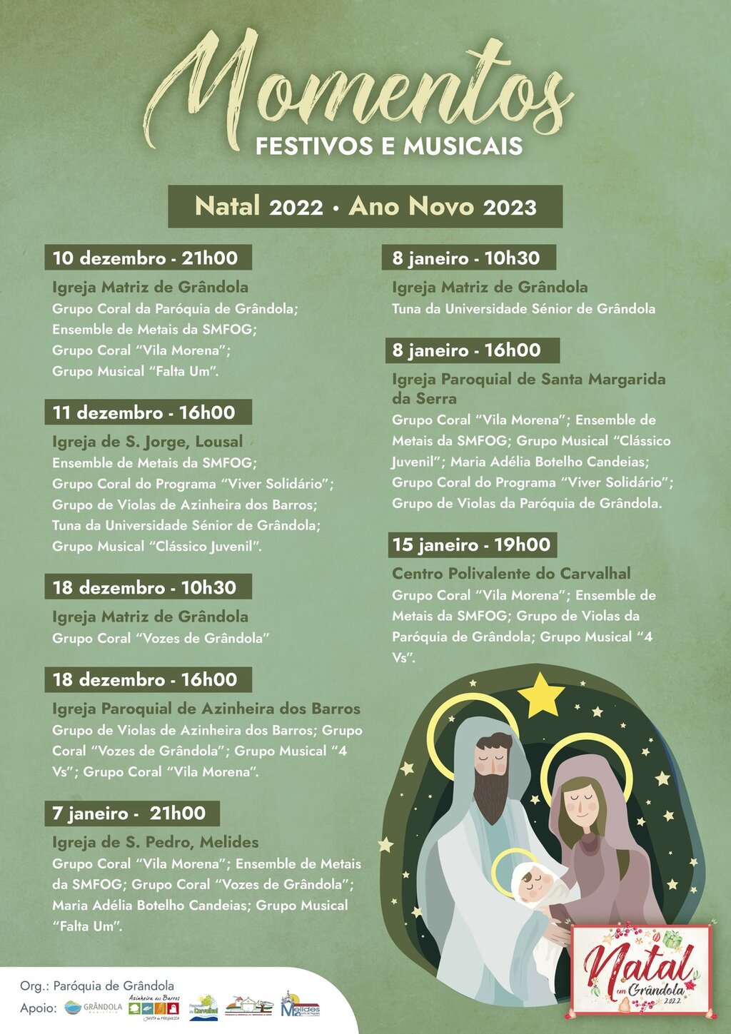 IGREJA | Momentos Festivos e Musicais