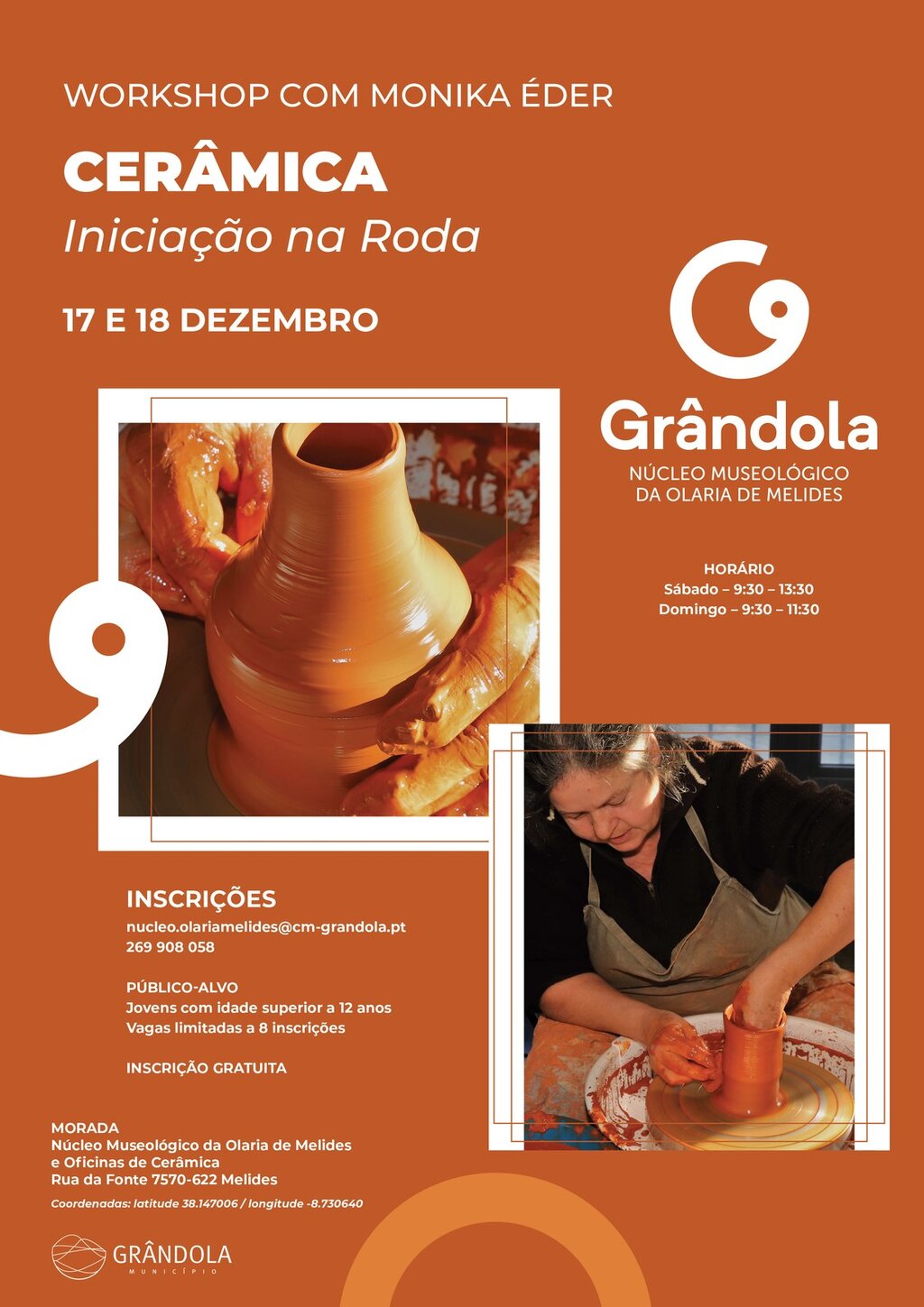 WORKSHOP | Cerâmica - Iniciação na roda com Monika Éder