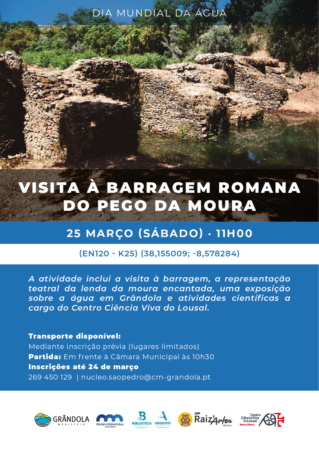 PATRIMÓNIO | Visita à Barragem do Pego da Moura