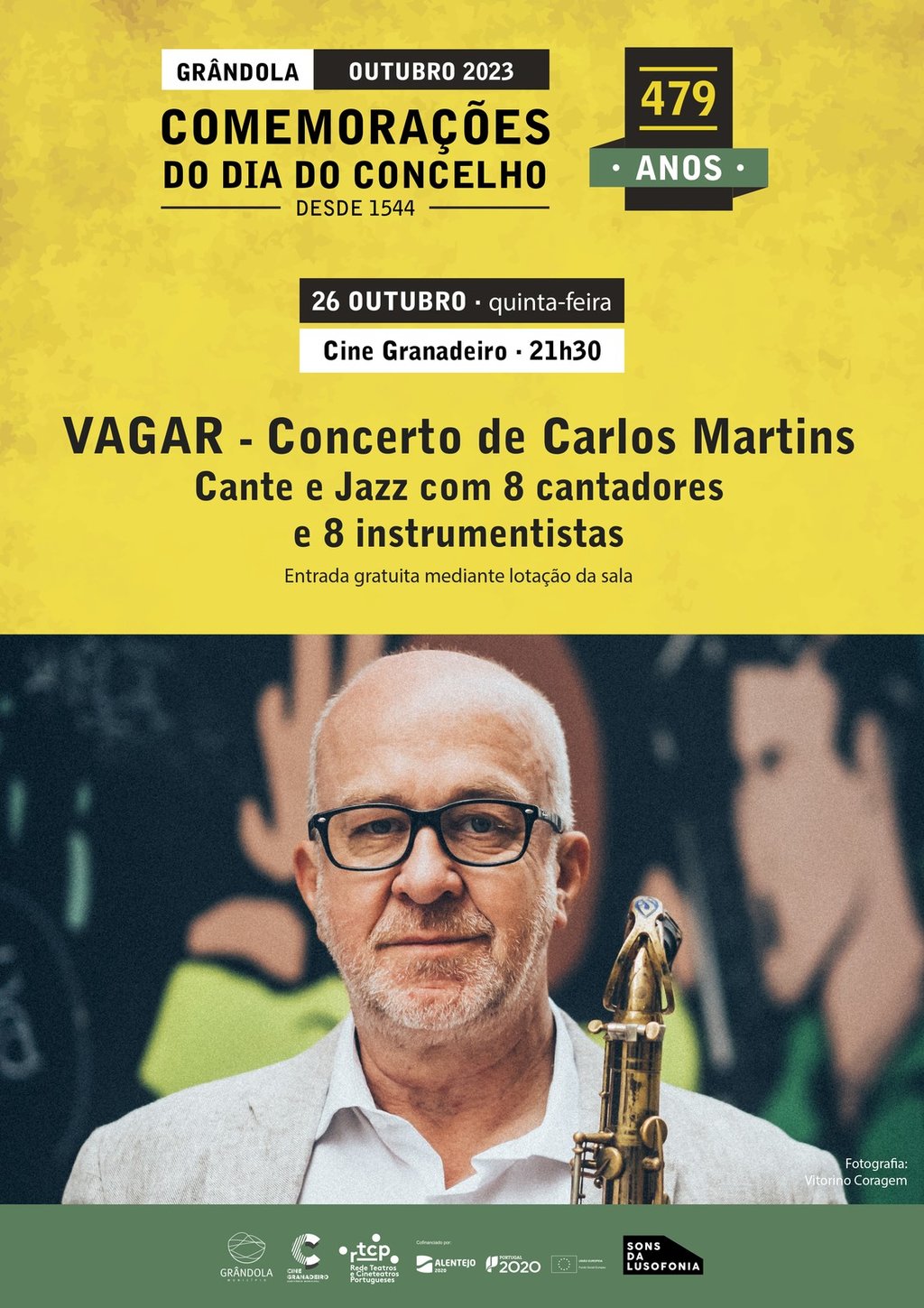 VAGAR - Concerto de Carlos Martins | Cante e Jazz com 8 cantadores e 8 instrumentistas
