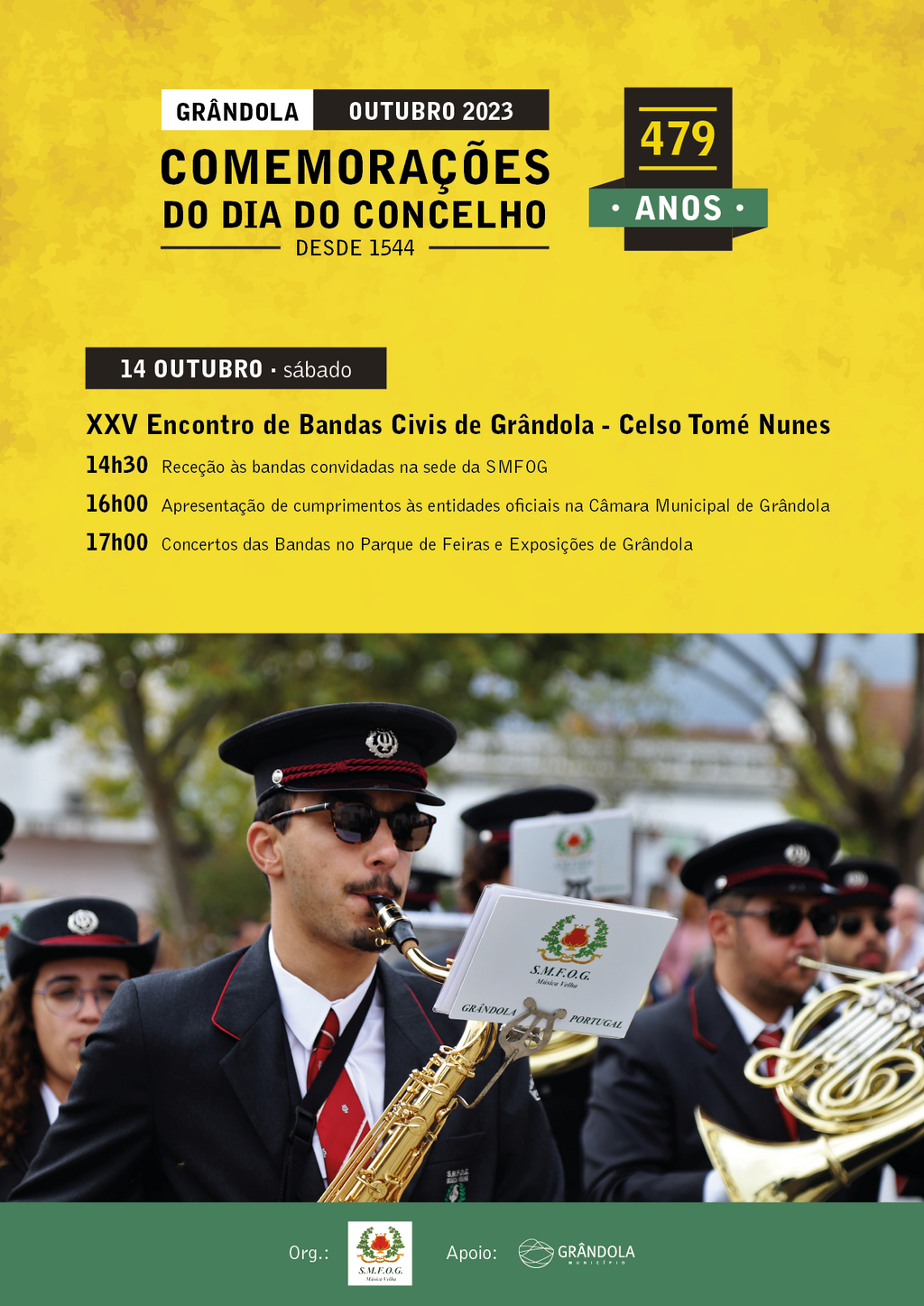 COMEMORAÇÕES DO DIA DO CONCELHO | XXV Encontro de Bandas Civis de Grândola 