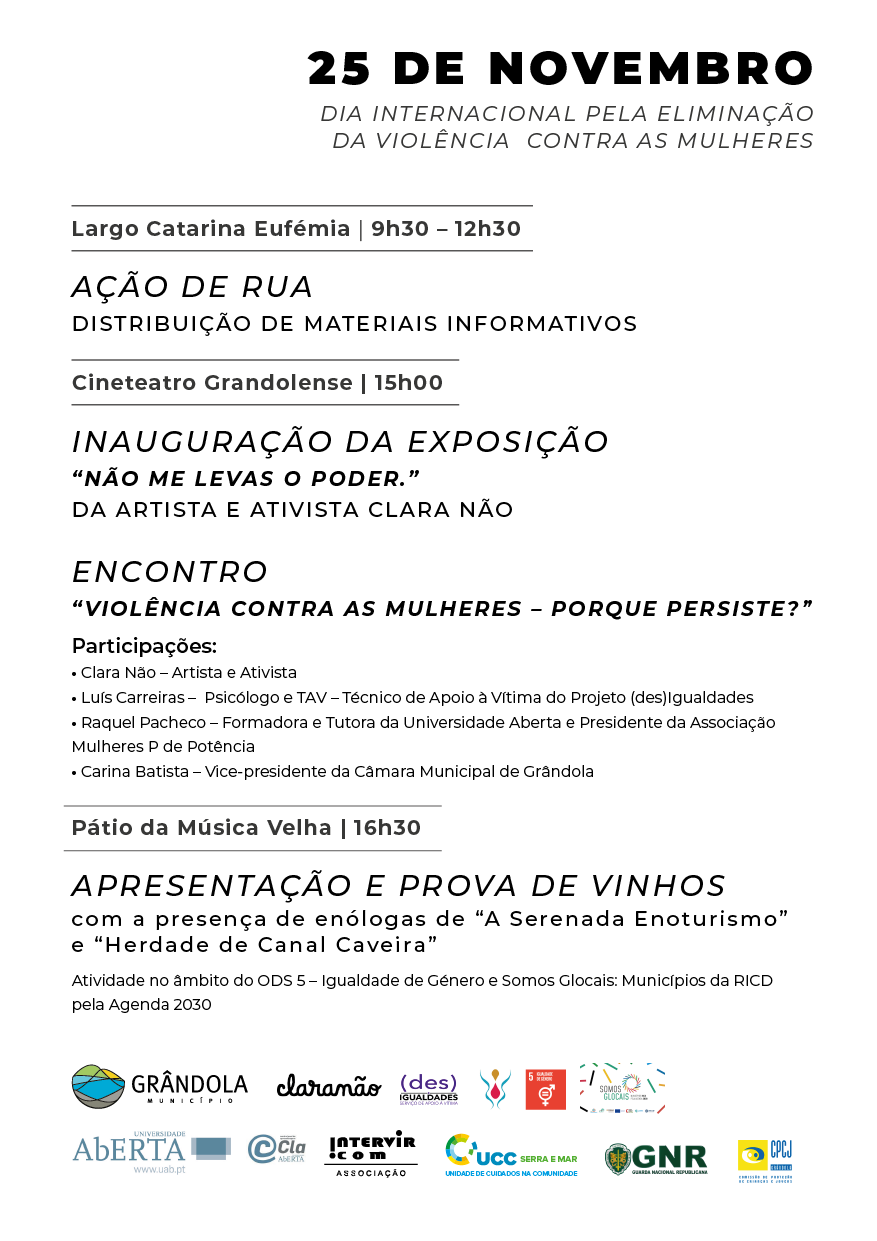 SOCIAL | Dia Internacional pela eliminação da Violência contra as Mulheres - Programa