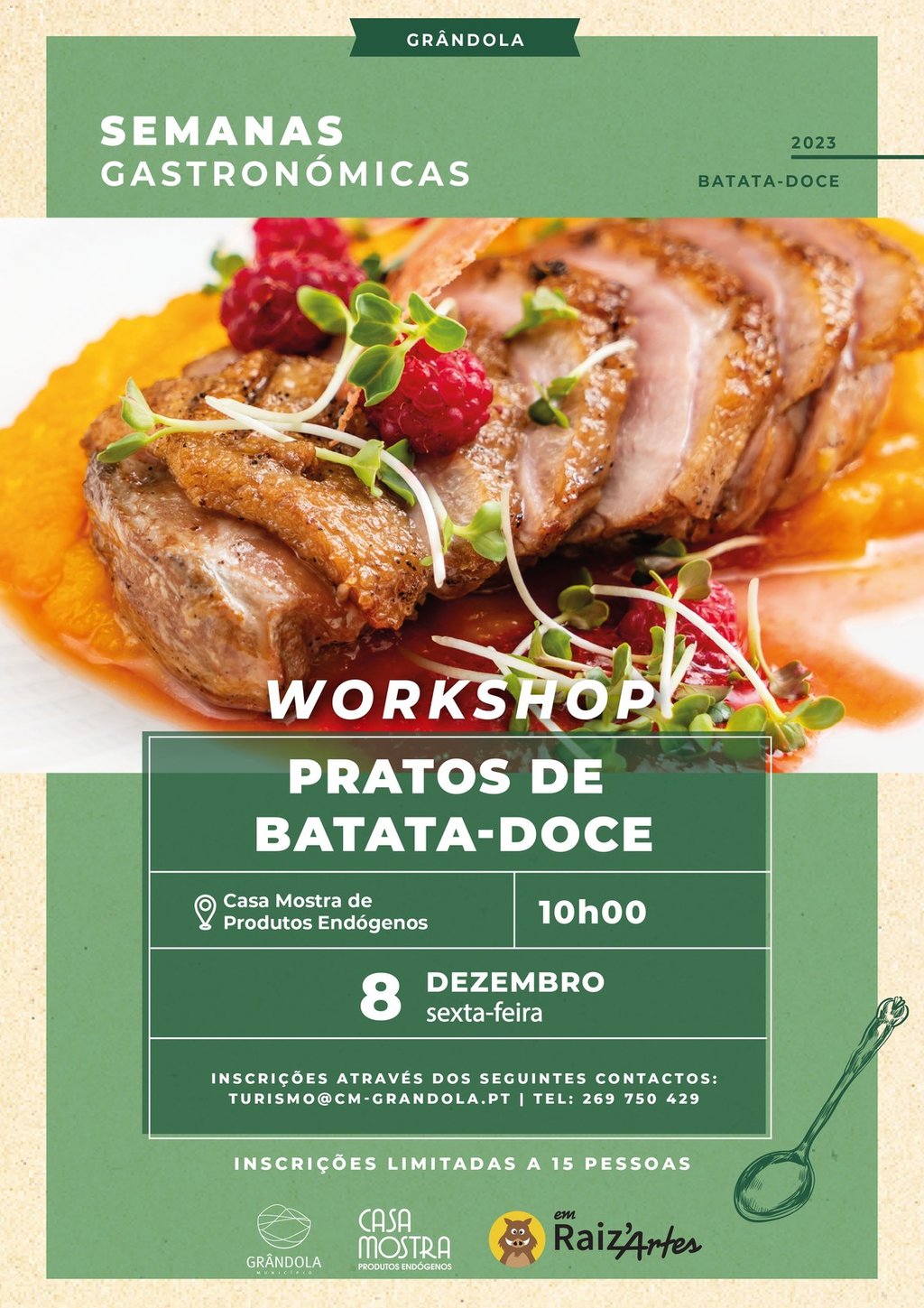 GASTRONOMIA | Workshop pratos da batata-doce