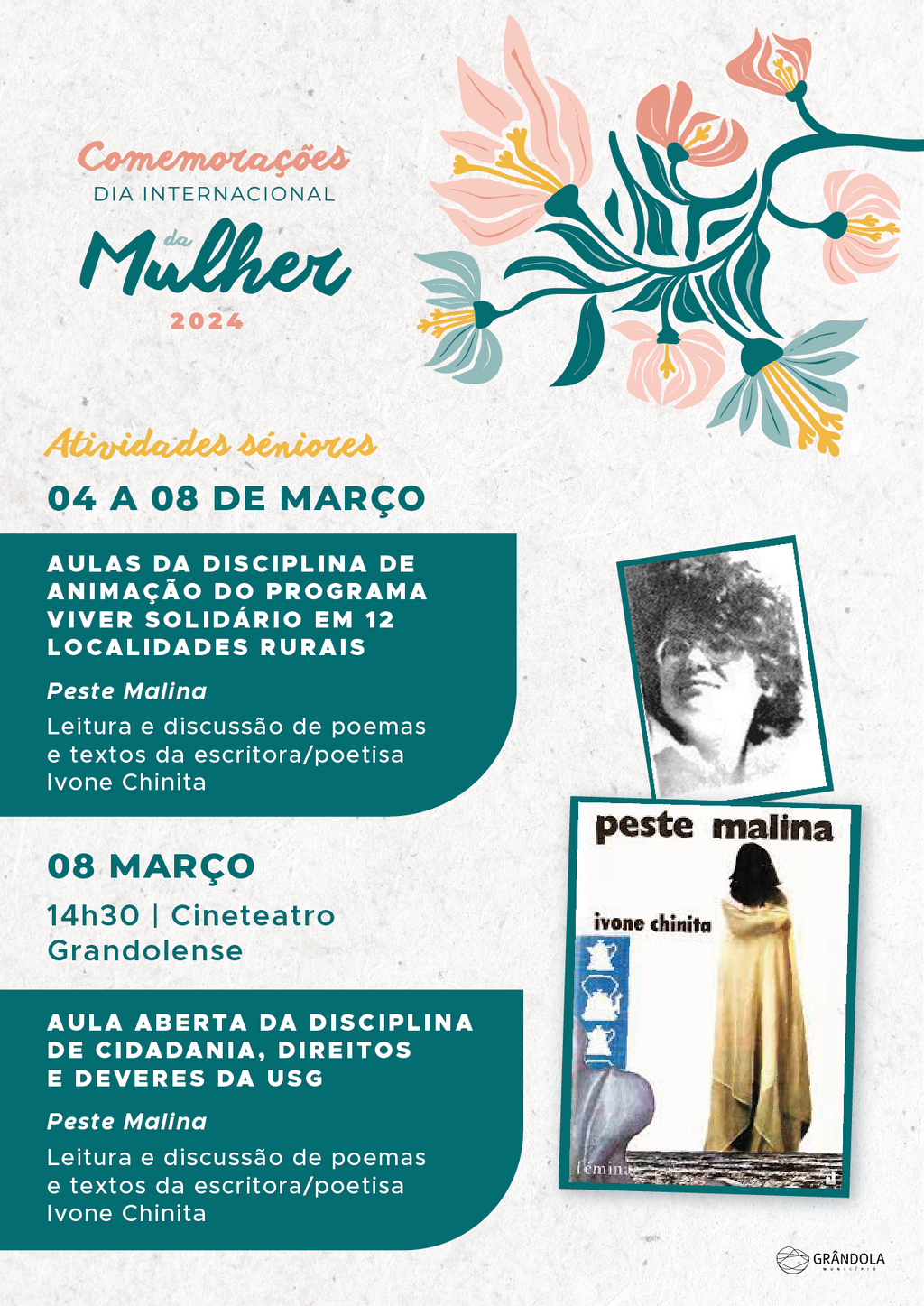 COMEMORAÇÕES | Dia Internacional da Mulher » Programação Sénior