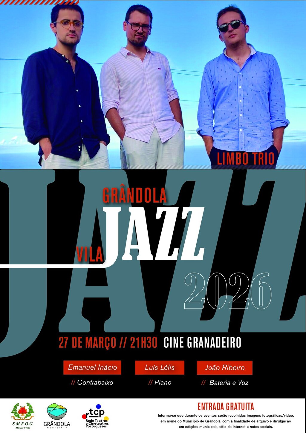 MÚSICA | Grândola, Vila Jazz | Limbo Trio