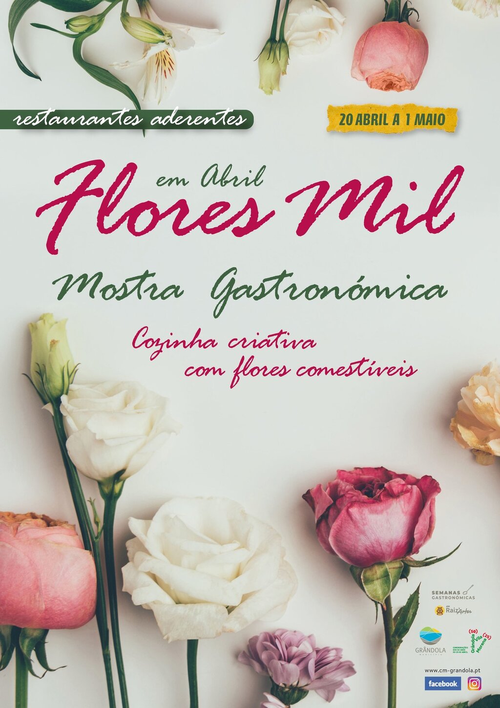 MOSTRA GASTRONÓMICA | Em Abril Flores Mil