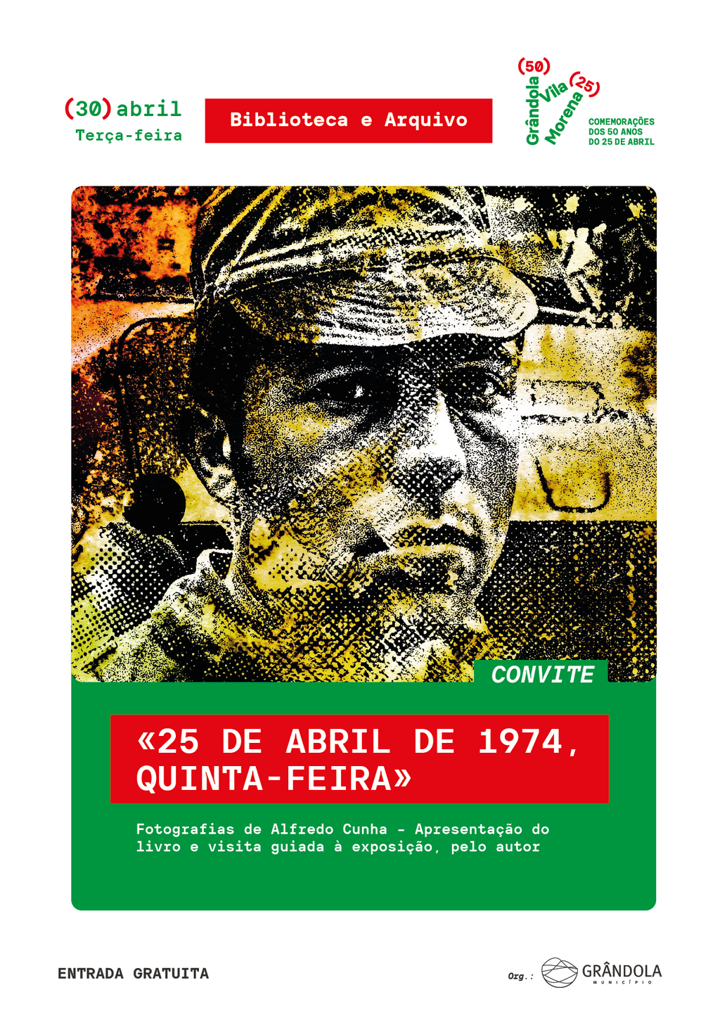 CULTURA | Apresentação do livro « 25 DE ABRIL DE 1974, QUINTA-FEIRA »