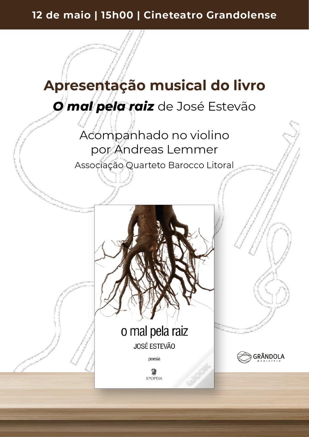 LITERATURA | Sessão de Apresentação do musical do Livro " O Mal pela Raíz " de José Estevão