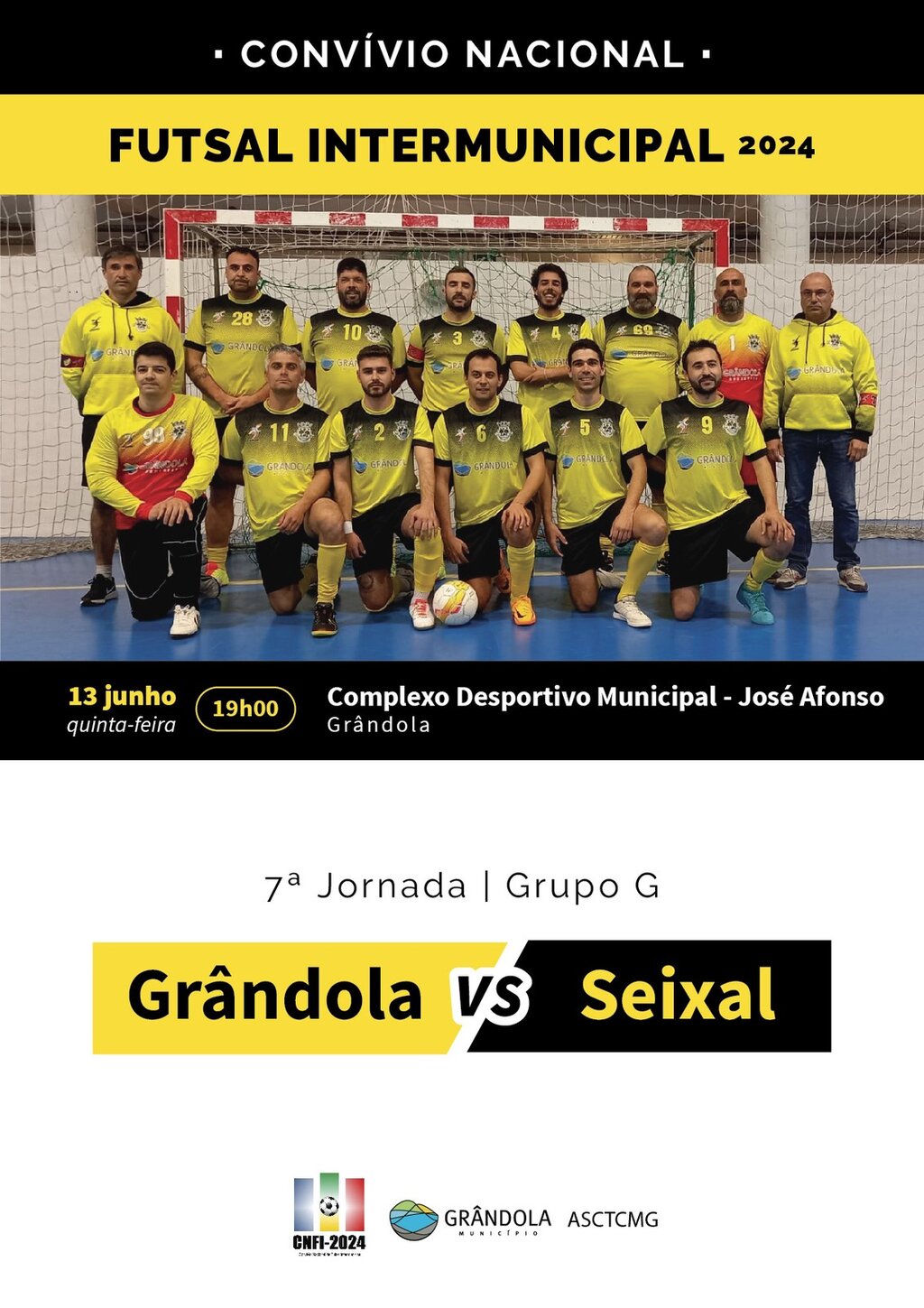 DESPORTO | Convívio Nacional »  FUTSAL INTERMUNICIPAL