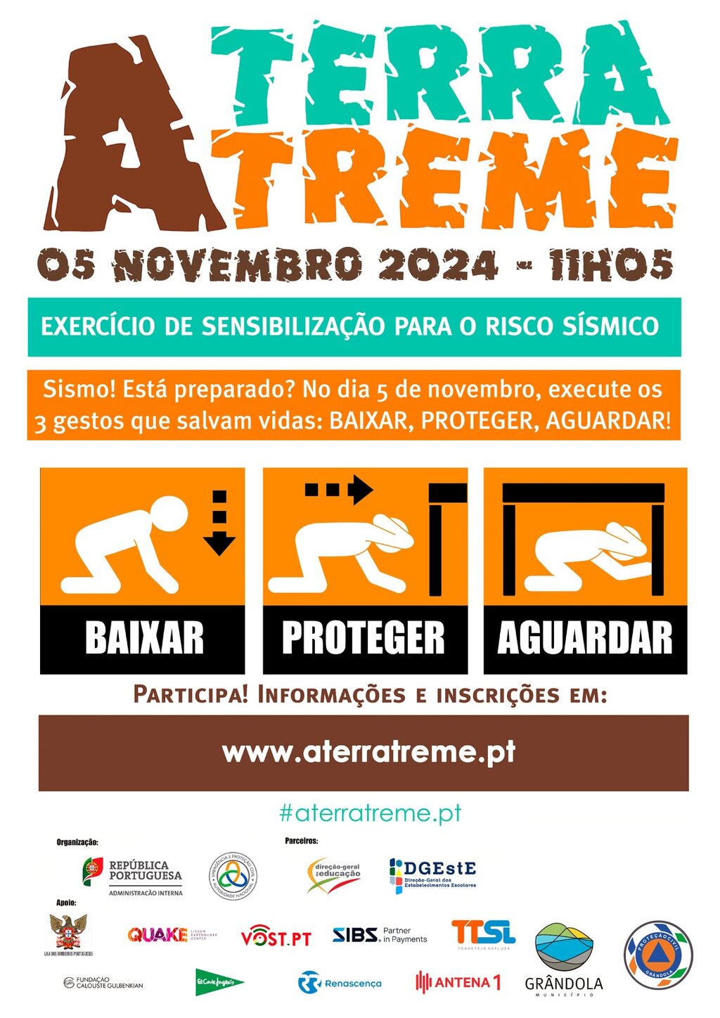 PROTEÇÃO CIVIL | A Terra Treme - Exercício de sensibilização para o risco sísmico 