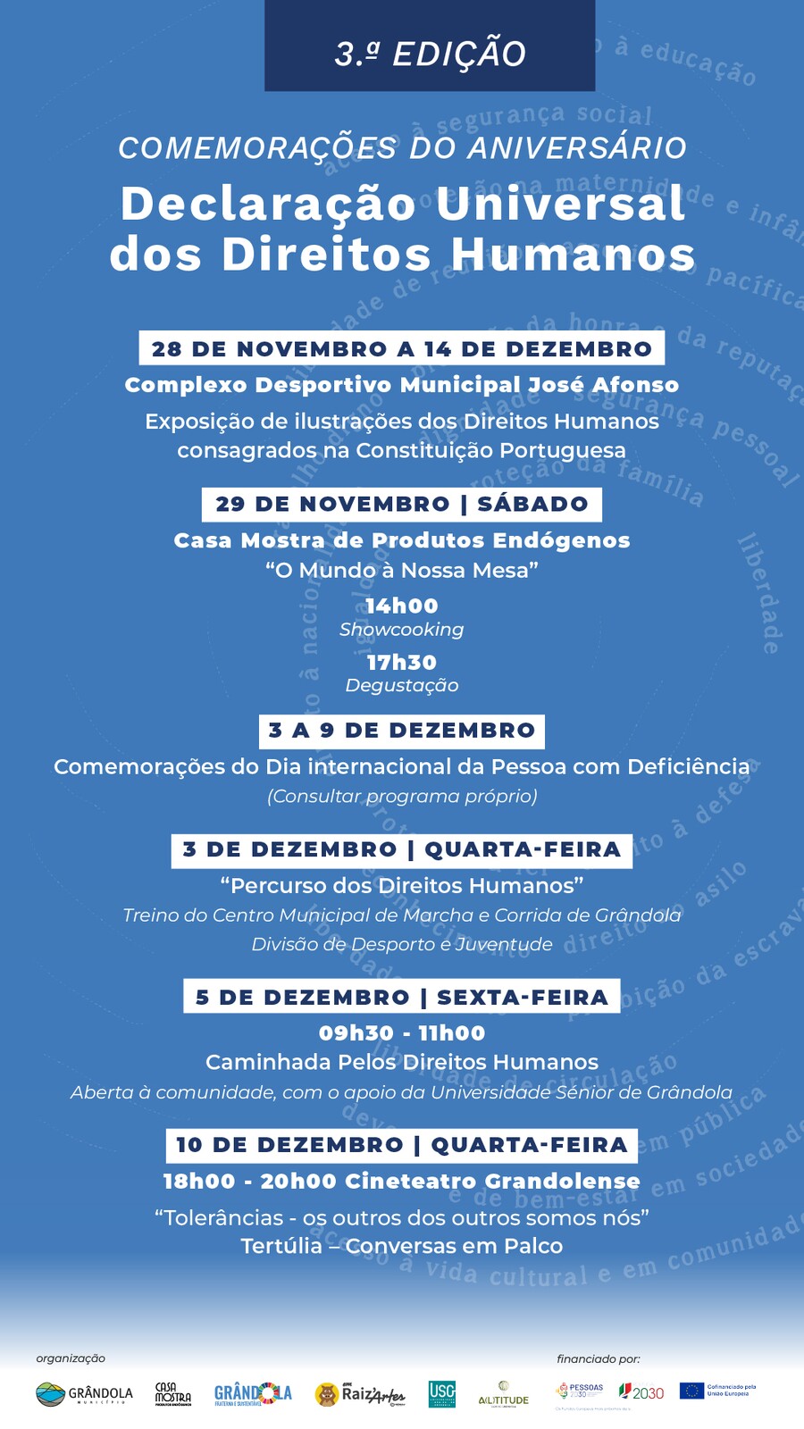 SOCIAL | Celebração do Dia Internacional dos Direitos Humanos