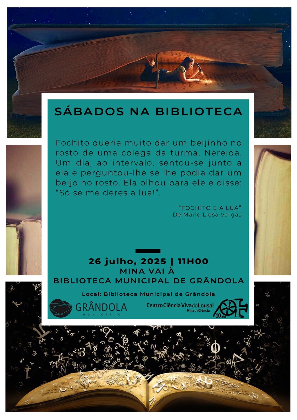 CULTURA | A Mina Vai à Biblioteca » julho