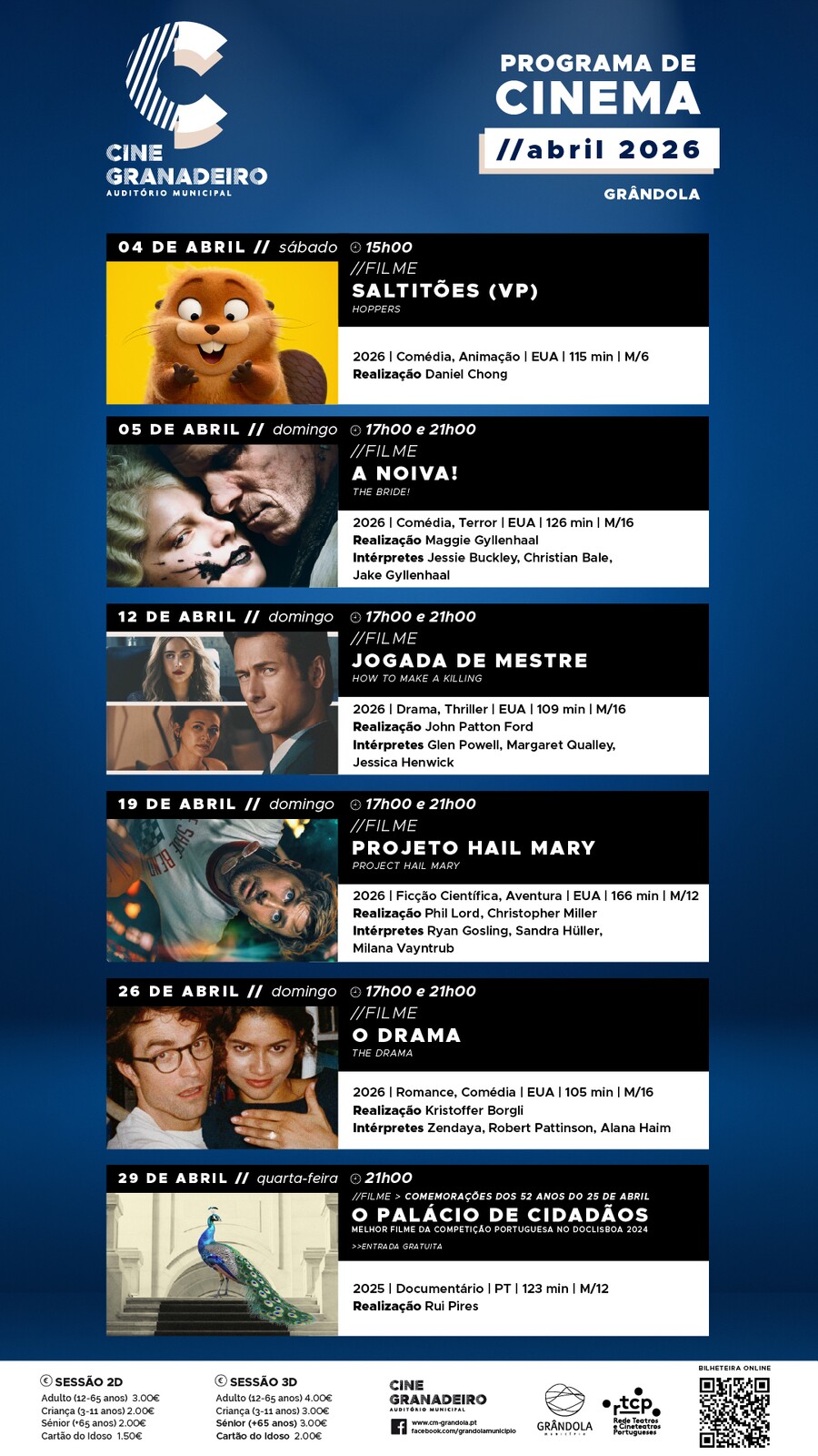 CULTURA | Cinema - abril