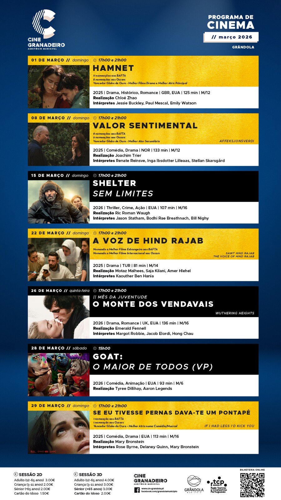 CULTURA | Cinema - março