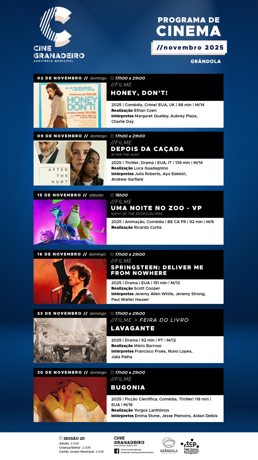 CULTURA | Cinema - novembro