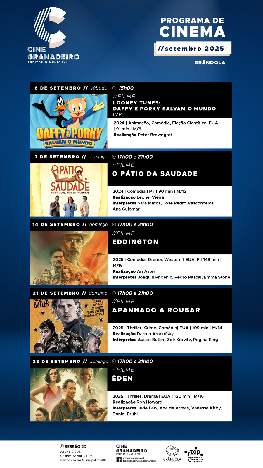 CULTURA | Cinema - setembro