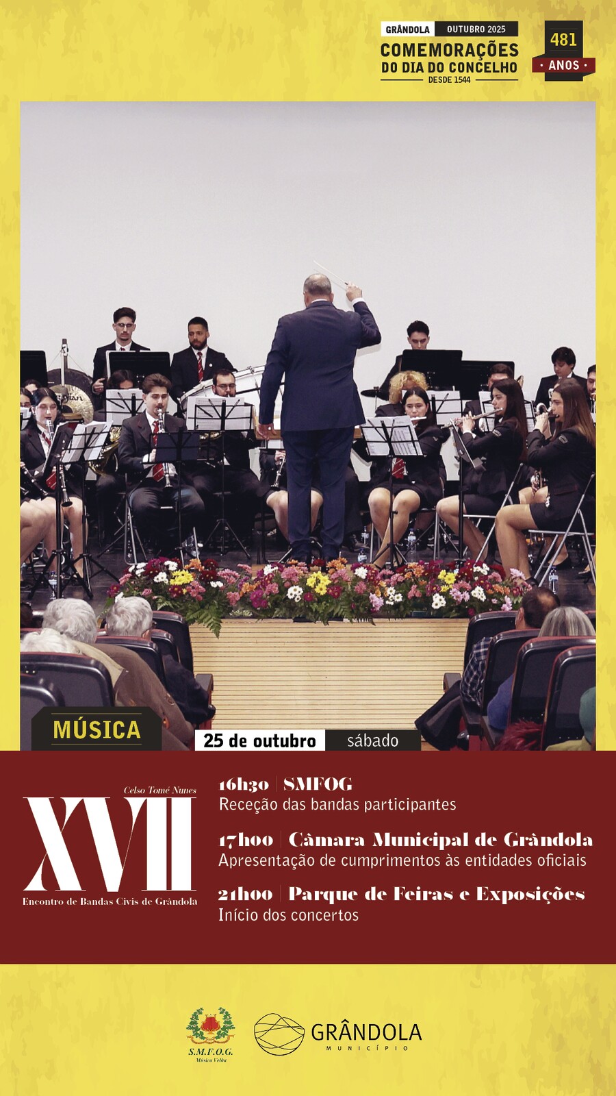 COMEMORAÇÕES DO DIA DO CONCELHO | XXVII Encontro de Bandas Civis de Grândola «Celso Tomé Nunes»