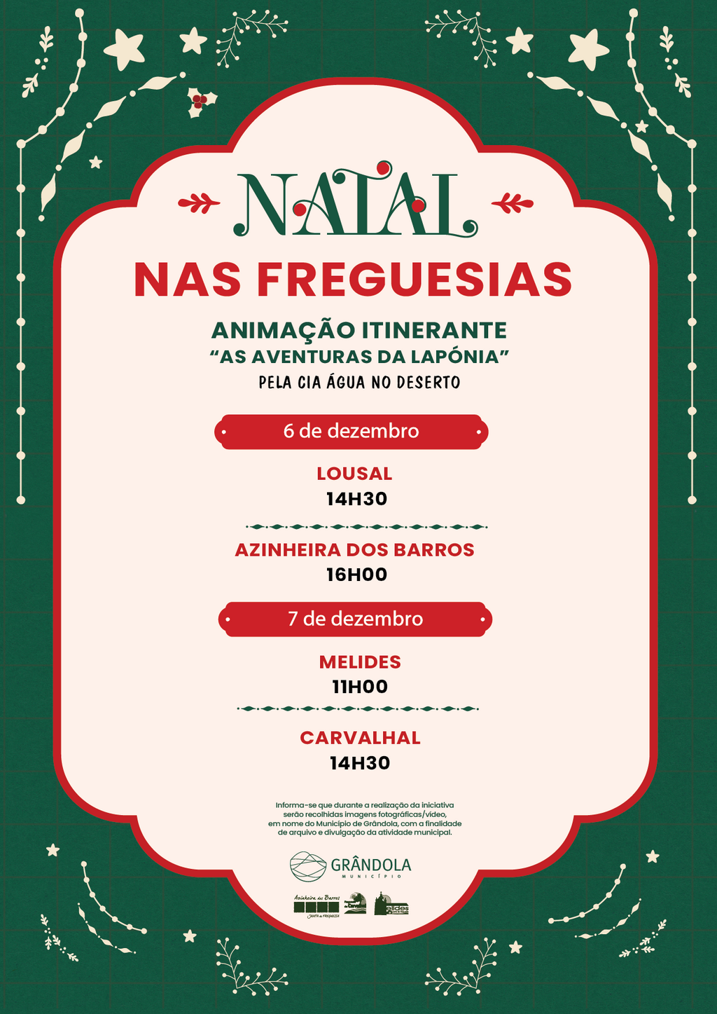 NATAL EM GRÂNDOLA | Natal nas Freguesias
