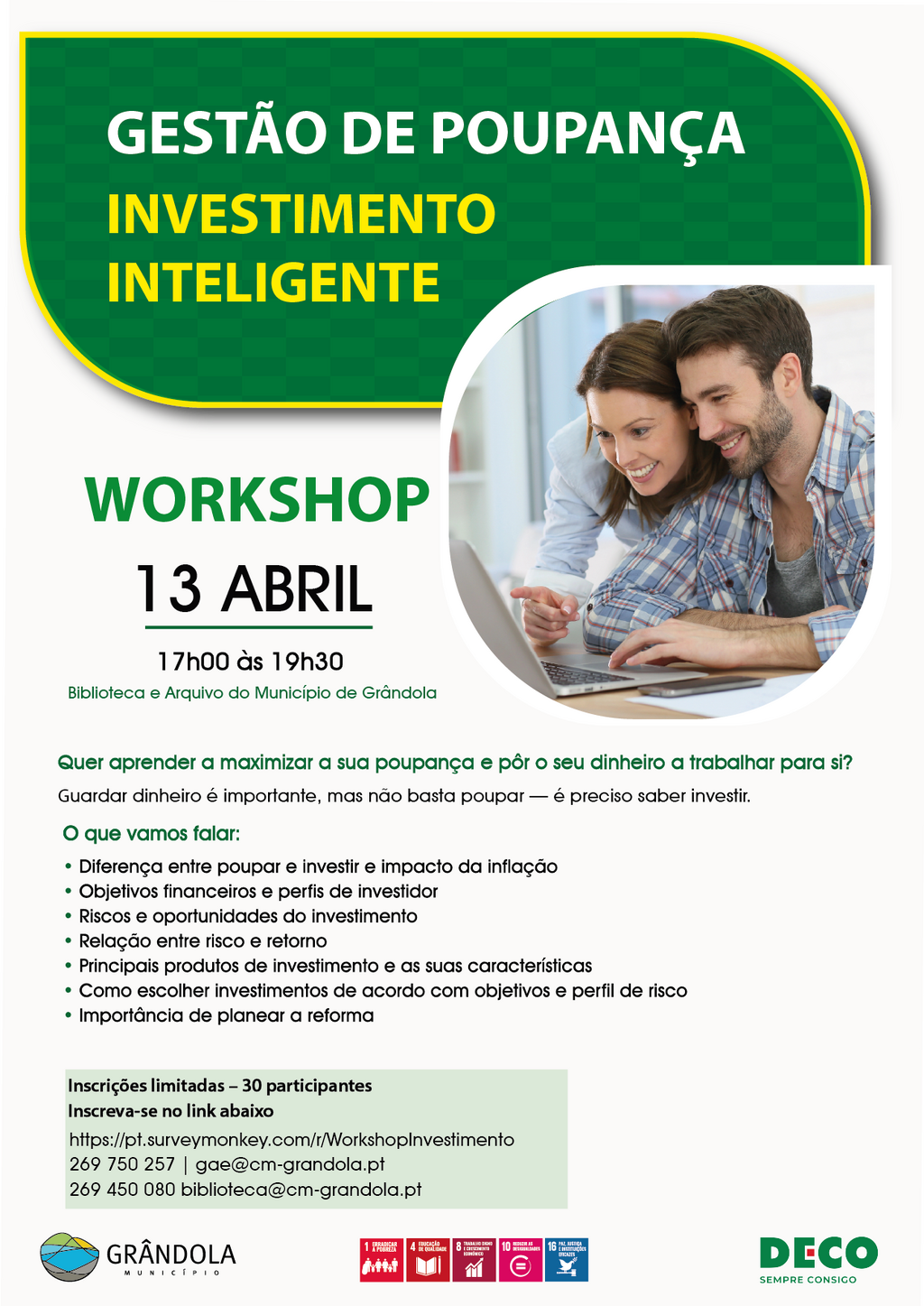 ECONOMIA | Workshop - Gestão de Poupança , Investimento Inteligente