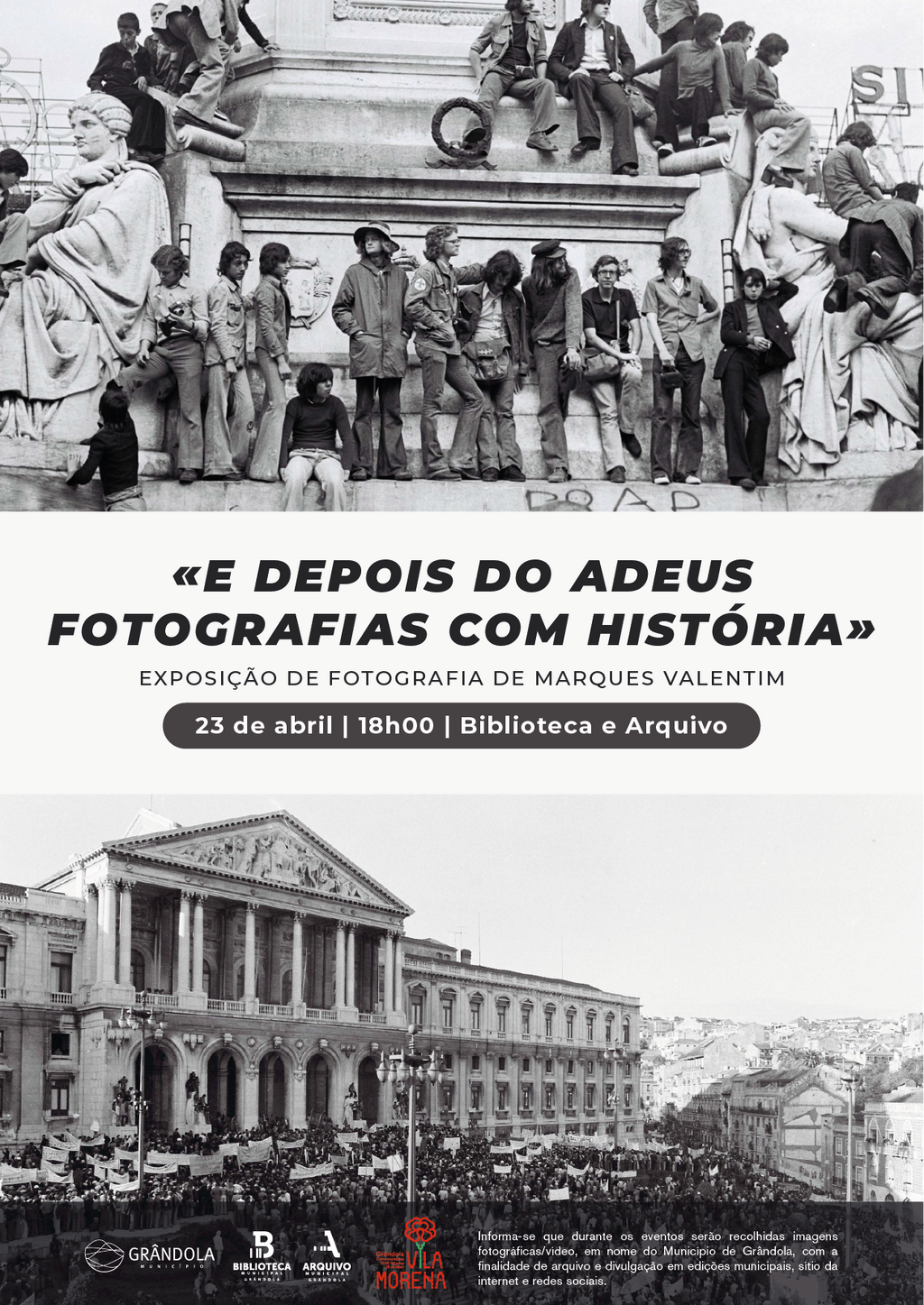 BIBLIOTECA | Exposição «E Depois do Adeus – Fotografias com História» 
