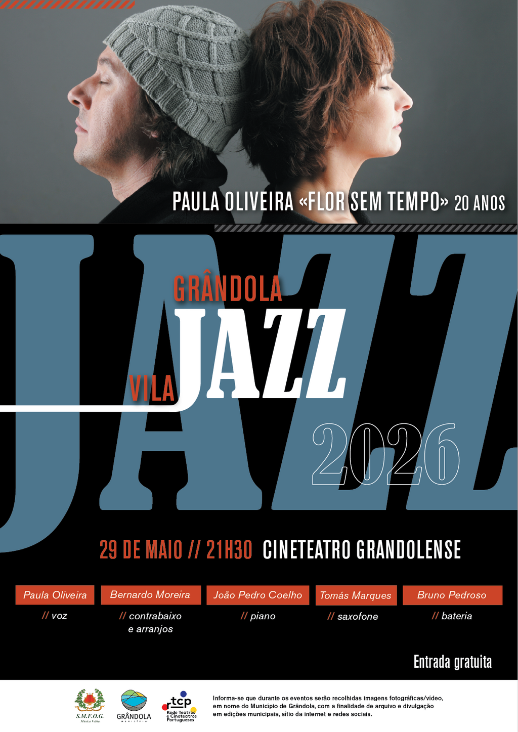 MÚSICA | Grândola, Vila Jazz | Paula Oliveira «Flor Sem Tempo» 20 anos