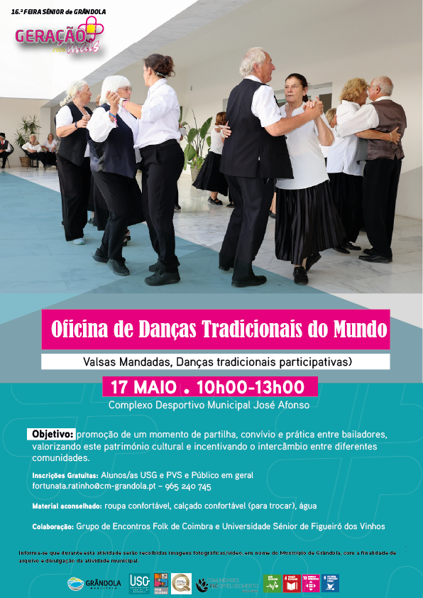 SÉNIOR | Oficina de Danças Tradicionais do Mundo - Valsa Mandada