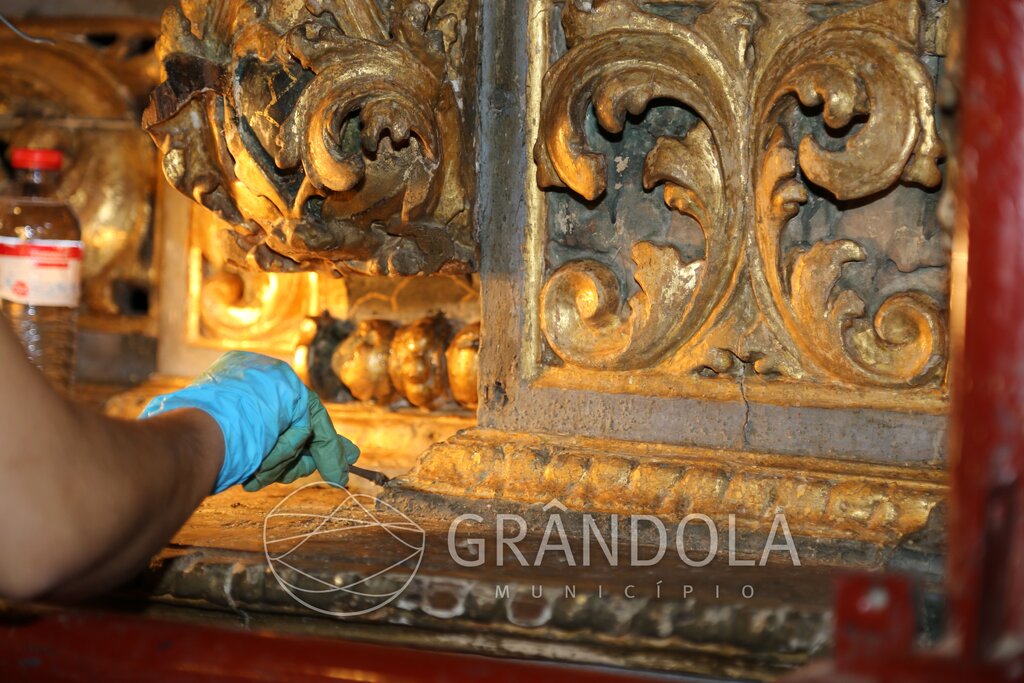 Obras de conservação e restauro de retábulos da Igreja Matriz de Grândola