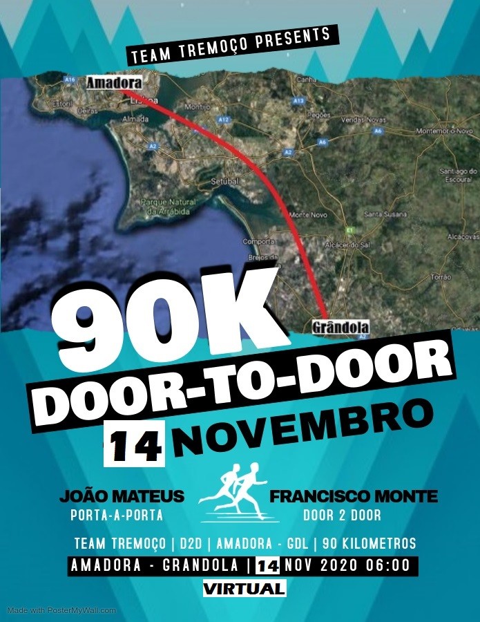 Desafio Desportivo 90K Door-to-Door de cariz solidário termina em Grândola