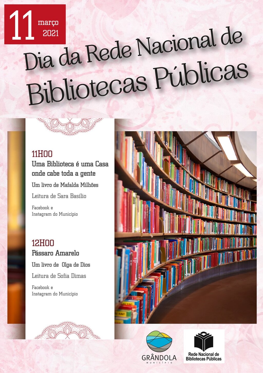 Grândola assinala Dia da Rede Nacional de Bibliotecas Públicas com Leitura de Livros online
