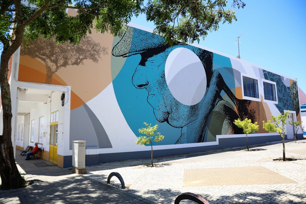 Intervenção Artística de Daniel Eime integra circuito de Arte Urbana do Município de Grândola