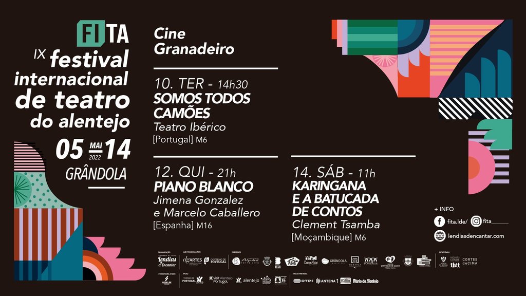 Grândola recebe três espetáculos do FITA – Festival Internacional de Teatro do Alentejo - com cri...