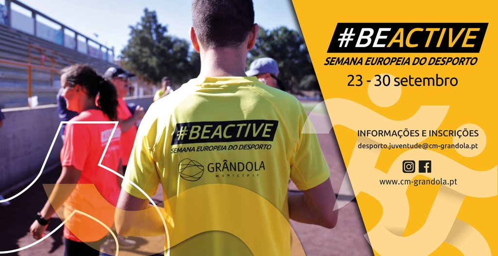 #BEACTIVE é o lema para a Semana Europeia do Desporto!