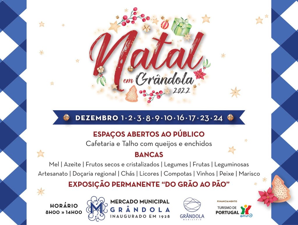 Natal no Mercado Municipal de 1 de dezembro a 6 de janeiro