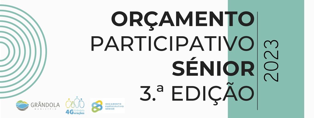 A 3ª Edição do Orçamento Participativo Sénior arranca no início do mês de fevereiro