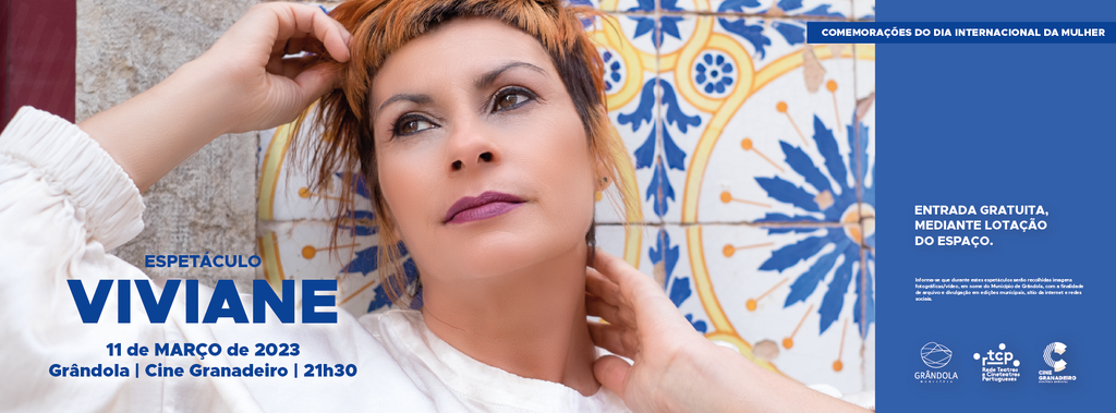 Espetáculo com VIVIANE encerra as Comemorações do Dia Internacional da Mulher