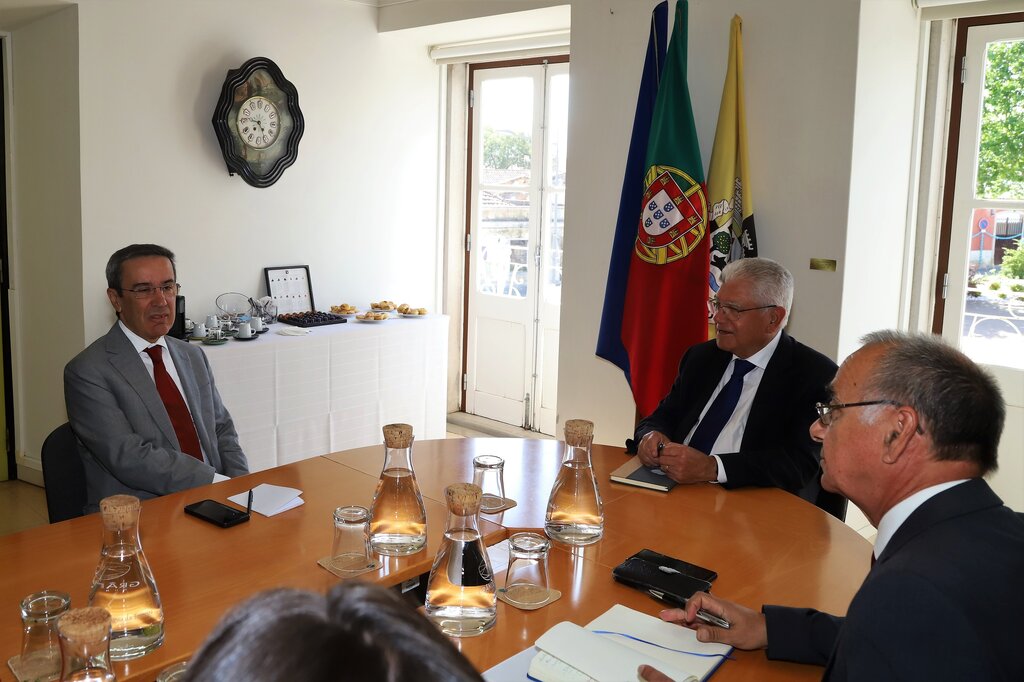 Presidente da Câmara de Grândola recebeu o Secretário de Estado da Educação