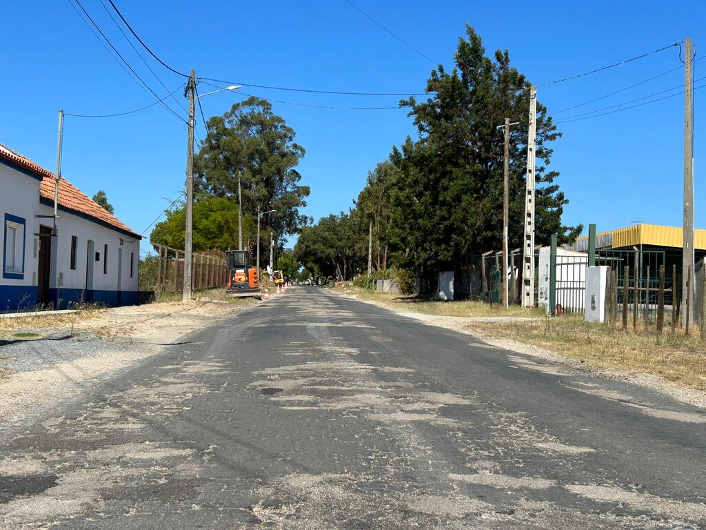 Já começou a 1.ª fase da requalificação da Estrada 543 entre a Aldeia da Justa e o entroncamento ...