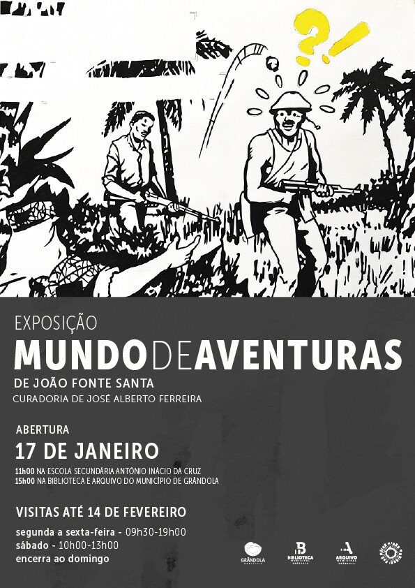 «Mundo de Aventuras» | Grândola apresenta Exposição de Artes Plásticas de João Fonte Fanta