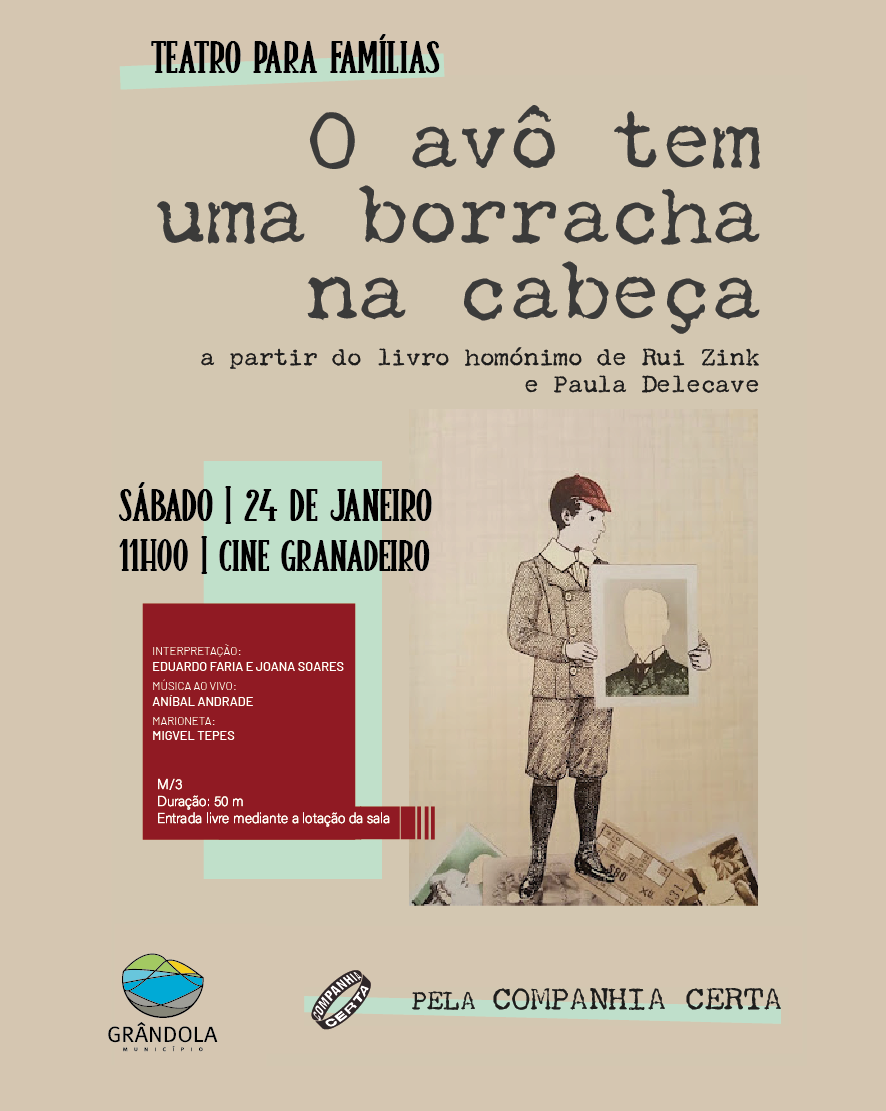 Teatro para Famílias | «O avô tem uma borracha na cabeça»